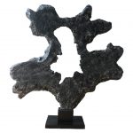 Deco Teak Slice On Stand