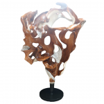 #DECO NDA 024 - Deco Carved Combine Aluminium On Base